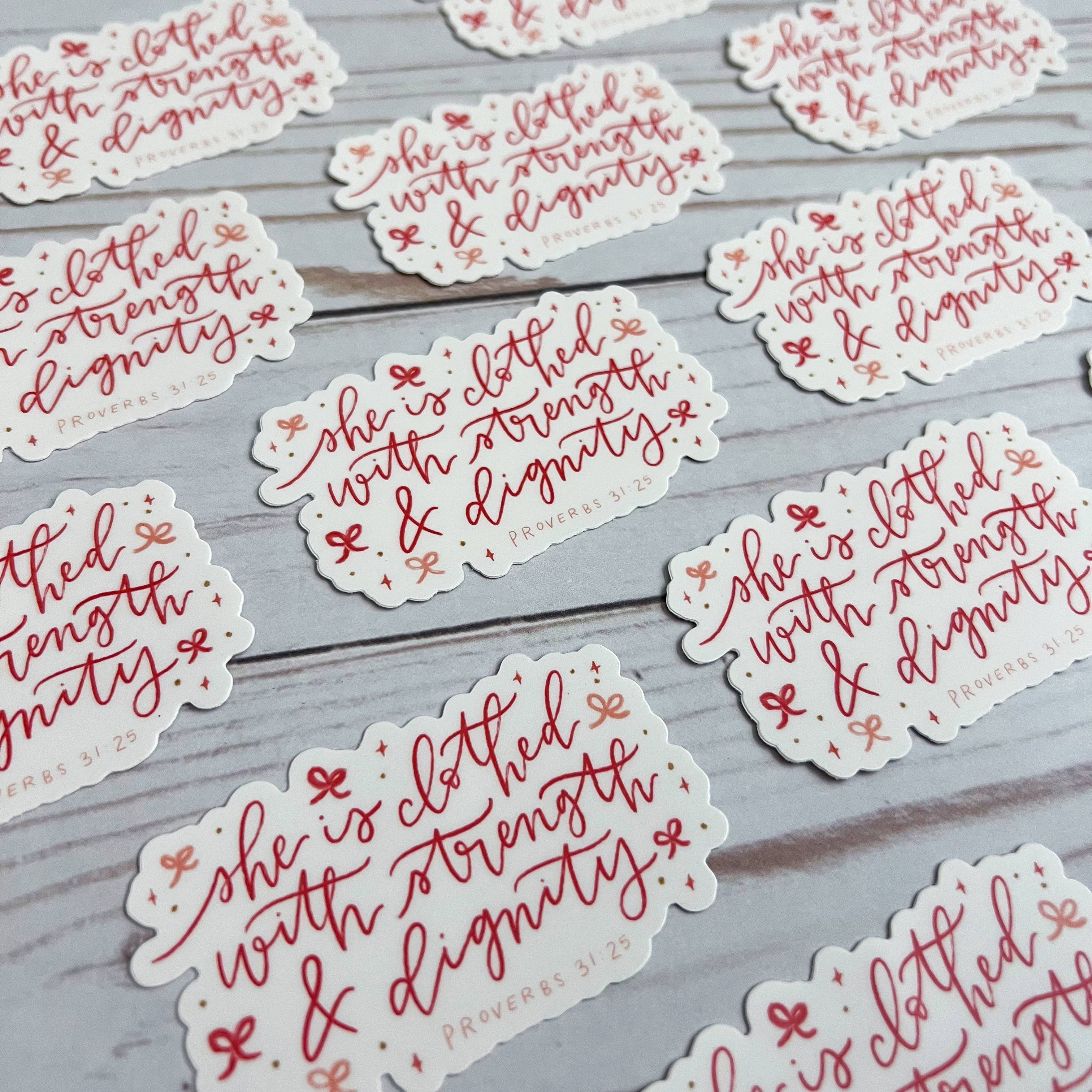 swaygirls - Venta al por mayor Pegatina - Pegatinas cristianas | Pegatina de Proverbios 31 | Registro de la Biblia10