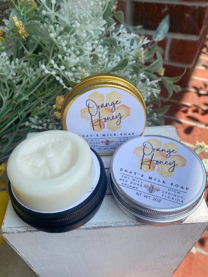 Savon pour abeilles, barre de savon de voyage au lait de chèvre, cadeau pour abeilles, agrumes pour la vente par Thy Will Bee Done Apiary