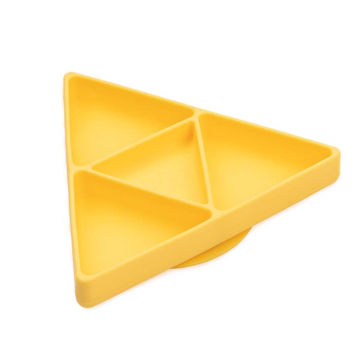 Silicone Grip Dish: Zelda™ Triforce for wholesale by Bumkins