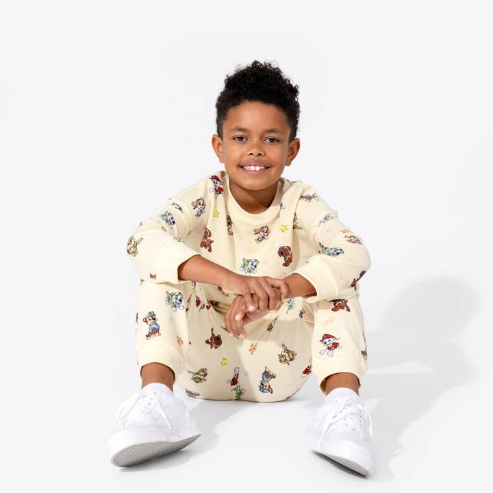 Sudadera Paw Patrol Classic Bamboo Terry Daywear para niños con cuello redondo para venta al por mayor de Bellabu Bear