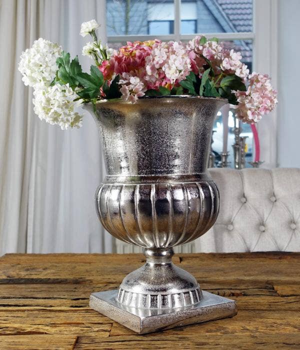 Michael & Philipp Noll e. K. - Vente Vases - Vase en aluminium argenté7