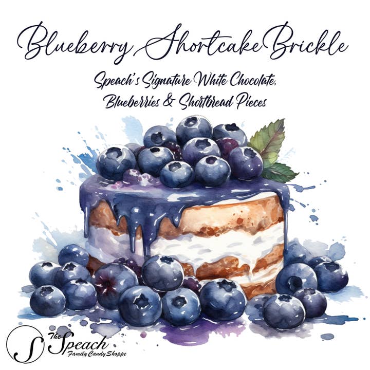 Speach Family Candy Shoppe - Wholesale Chocolate Covered Sweets - Blueberry Shortcake Brickle2