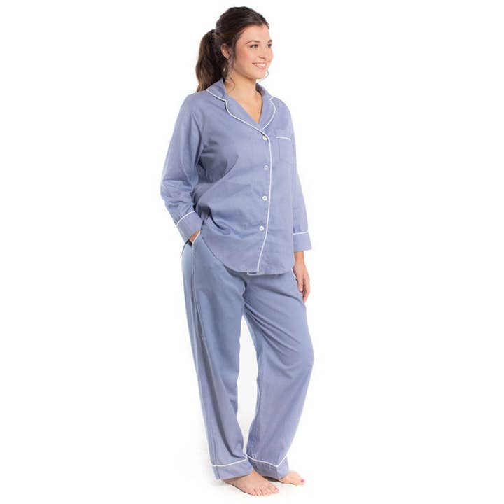 Lg Sleeve/Pant Set 2Pc Sm Blue for wholesale by Angle