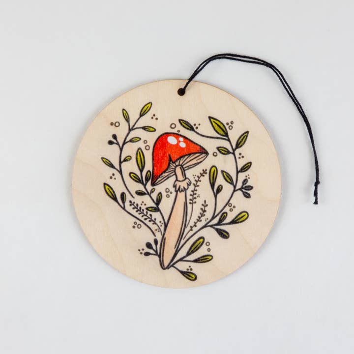 Standish House - Vente Objets de décoration - Ornements de vacances champignons, Noël, style cottage et sorcier