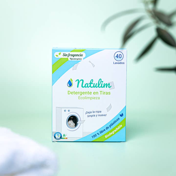 Natulim - Vendita all'ingrosso Detersivi per bucato in polvere/capsule - Detersivo per bucato Eco Sheets (40 carichi) - Natulim
