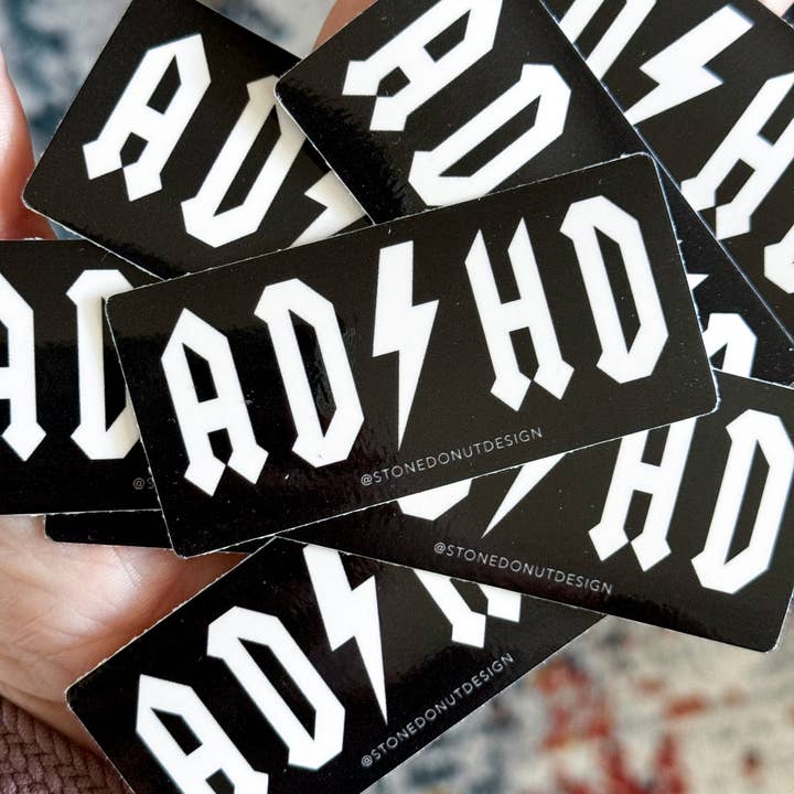 Stone Donut Design, LLC - Wholesale Sticker - ADHD Vinyl Sticker10