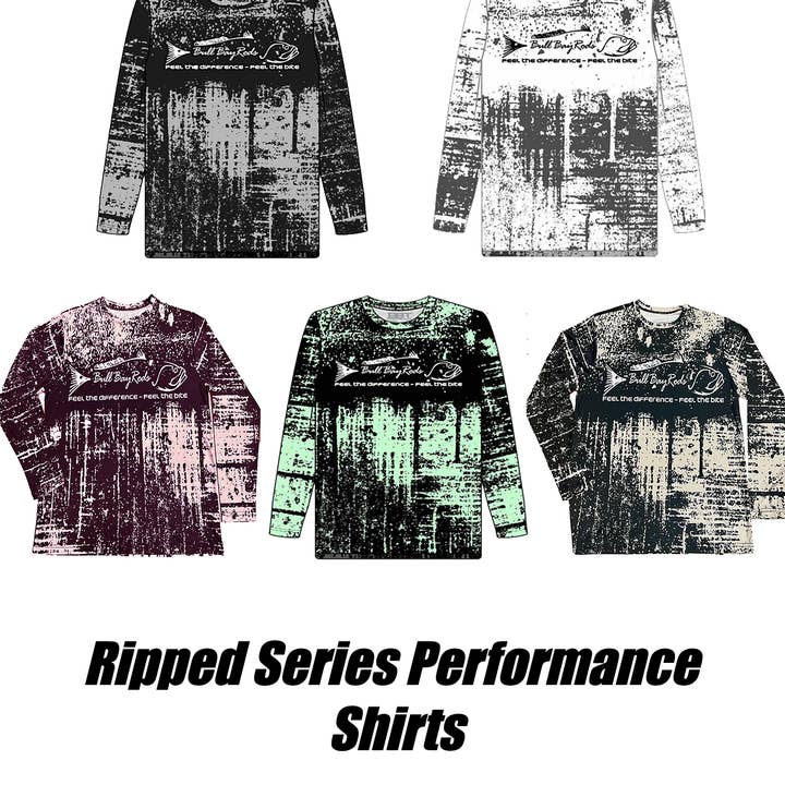 Ripped Series Performance Shirt for wholesale by Bull Bay