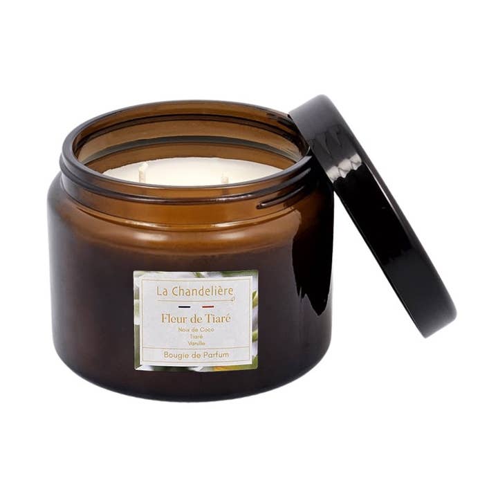 La Chandelière - Wholesale Jar/Filled Candle - Tiare Flower Scented Candle 350 g0