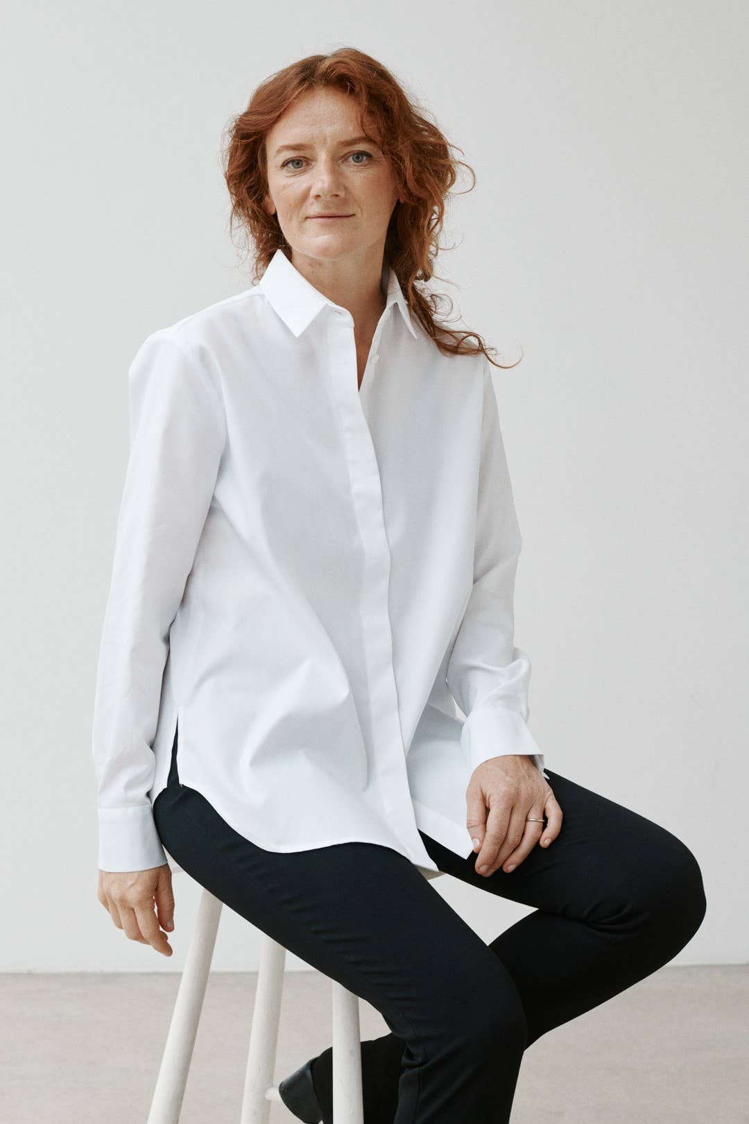 CAPSULE by Agnė Gilytė - Vente Chemise à col boutonné – femme - Chemise « FLORENCE » en coton de haute qualité36