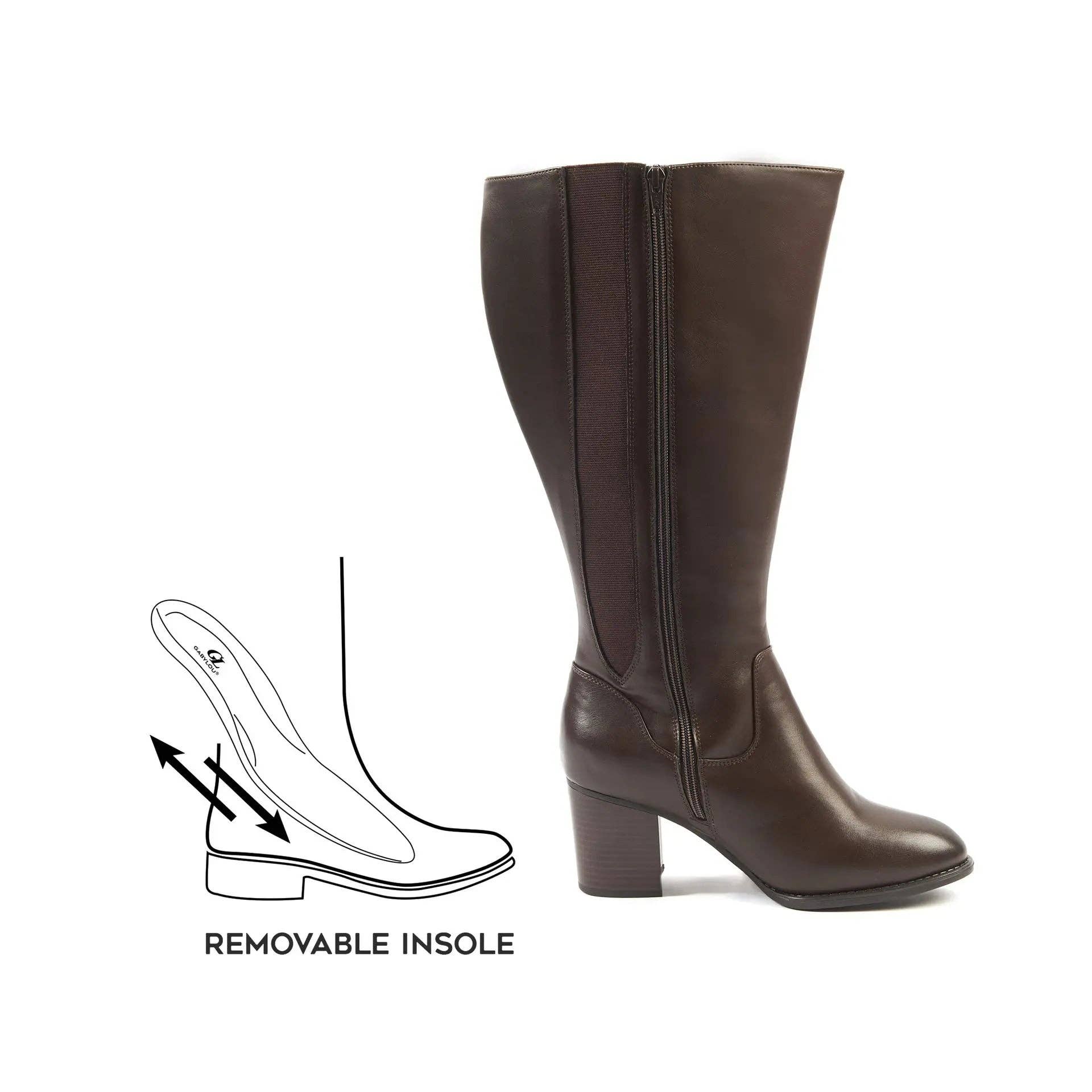 Gabylou - Wholesale Boots - Women's - Wide Calf Boots 3XL - Romy Model28