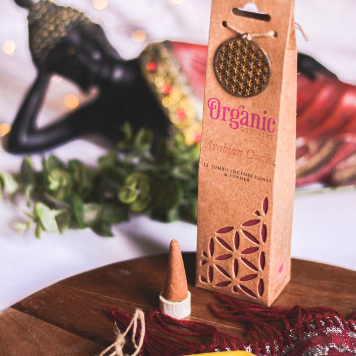 R. Expo/Song of India - Wholesale Incense - Organic Goodness Incense Cones - Arabian Oudh