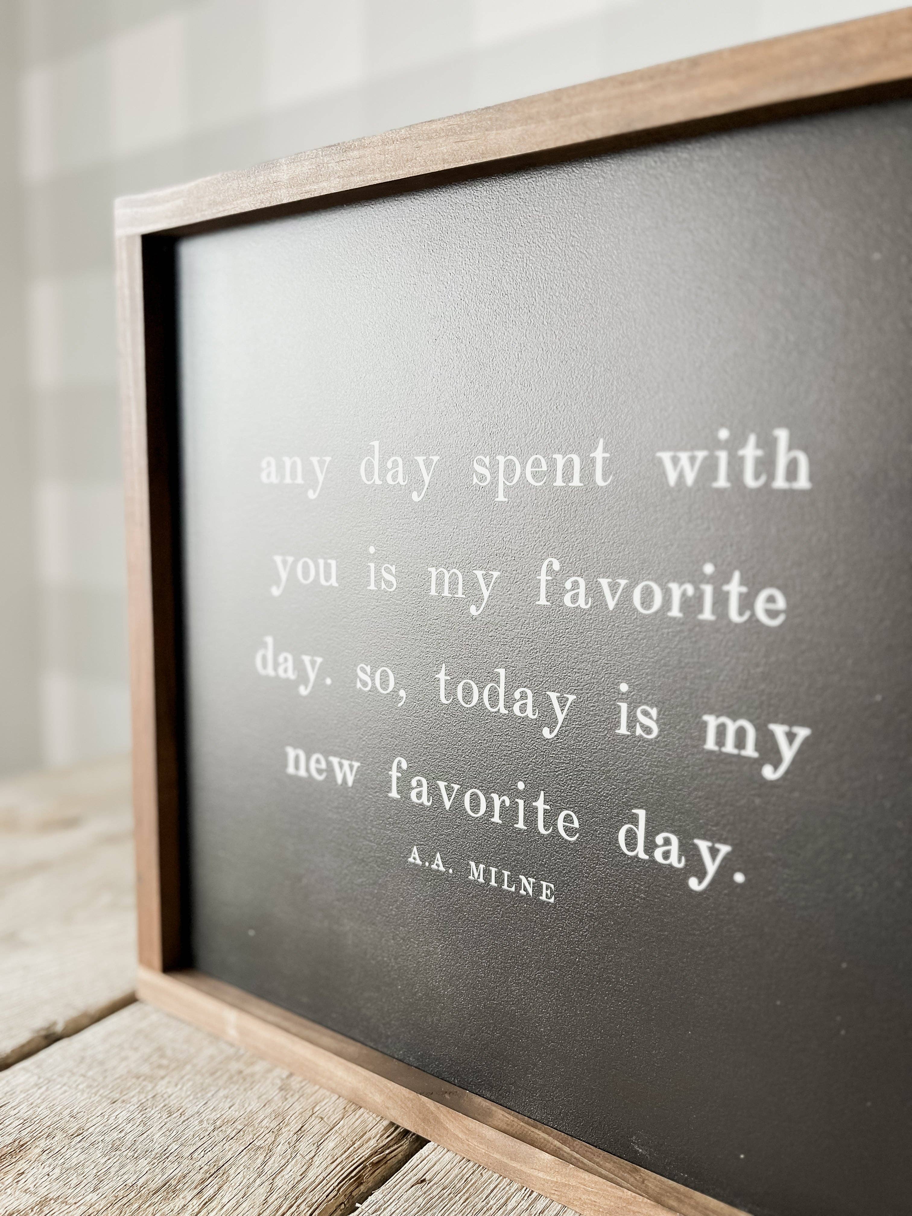 Lily and Sparrow - Wholesale Sign - Any Day Spent With You | Mother's Day Gifts, Wall Art4