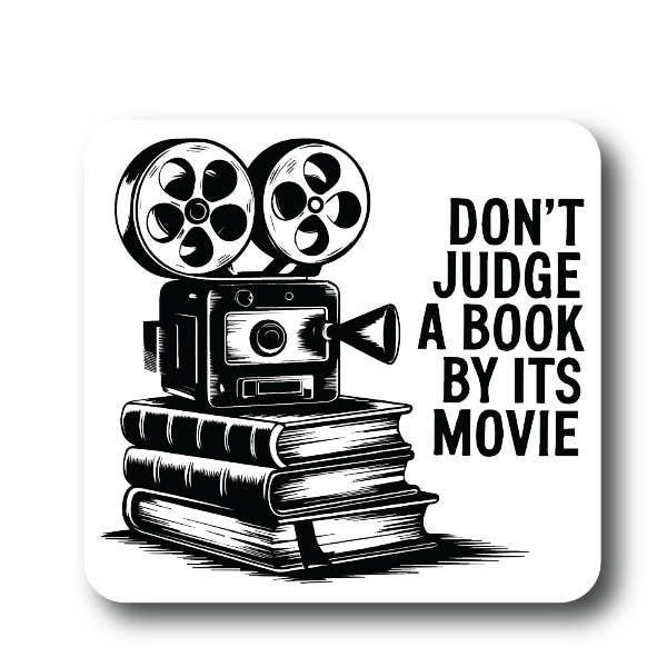 Don't Judge a Book by it's Movie Sticker for wholesale by House of Swank Clothing