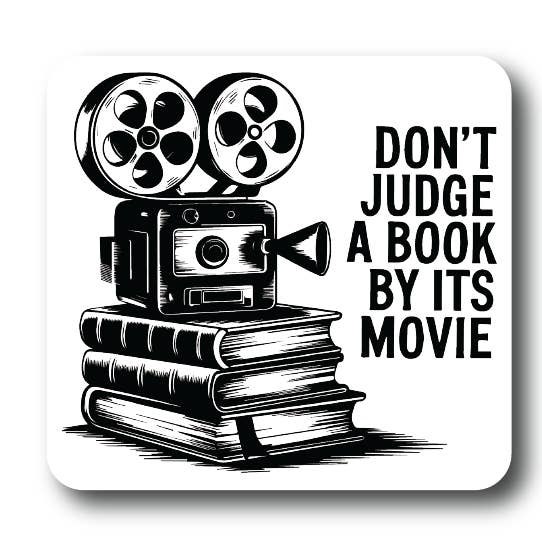 Don't Judge a Book by it's Movie Sticker for wholesale by House of Swank Clothing