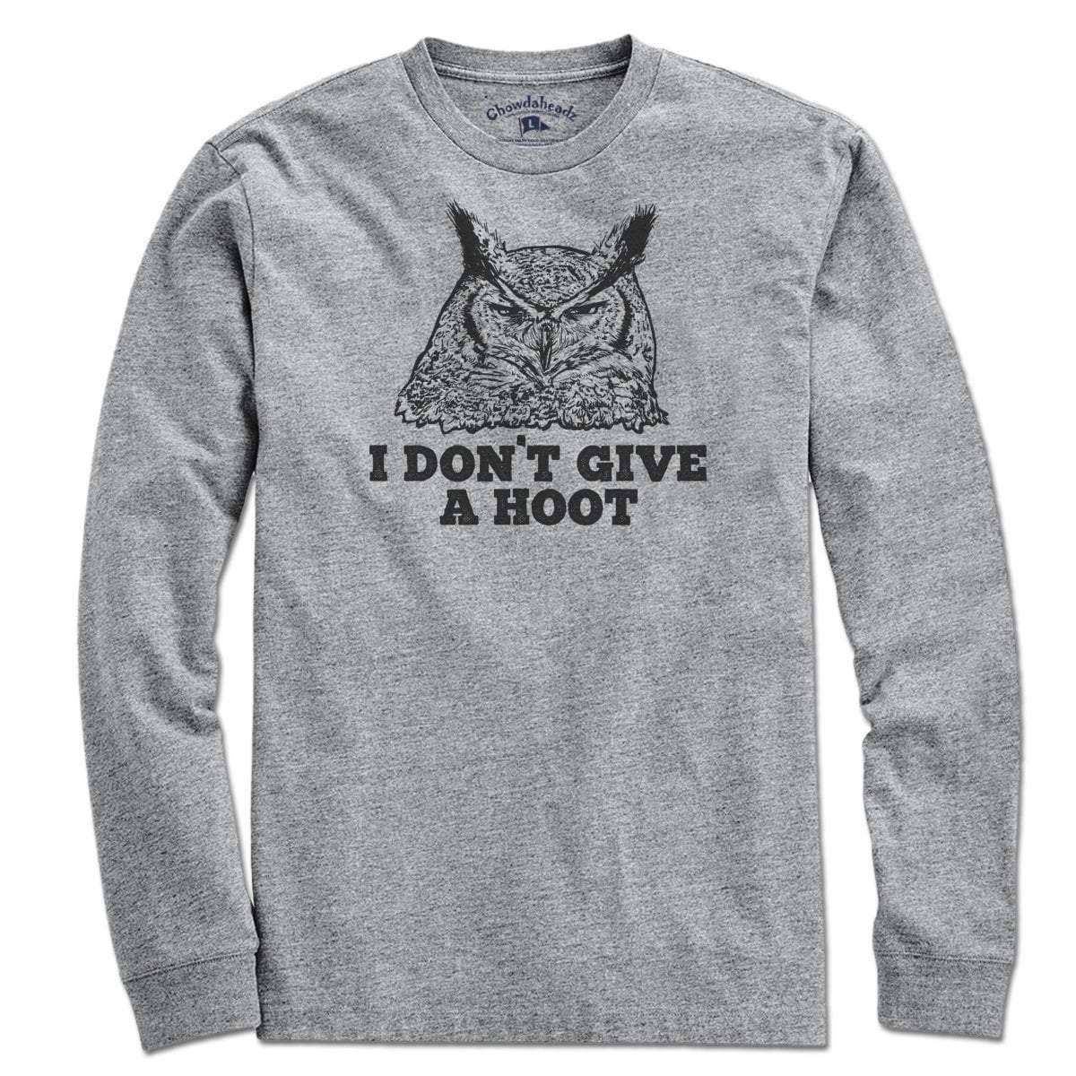Gris I Don't Give A Hoot Camiseta de venta al por mayor en Faire2