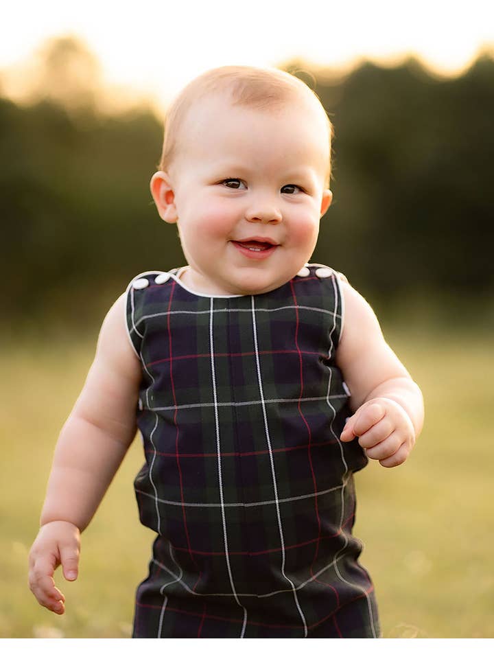 The Yellow Lamb - Wholesale Jumpsuit – Baby - Berkeley Jon Jon - Kensington Plaid2