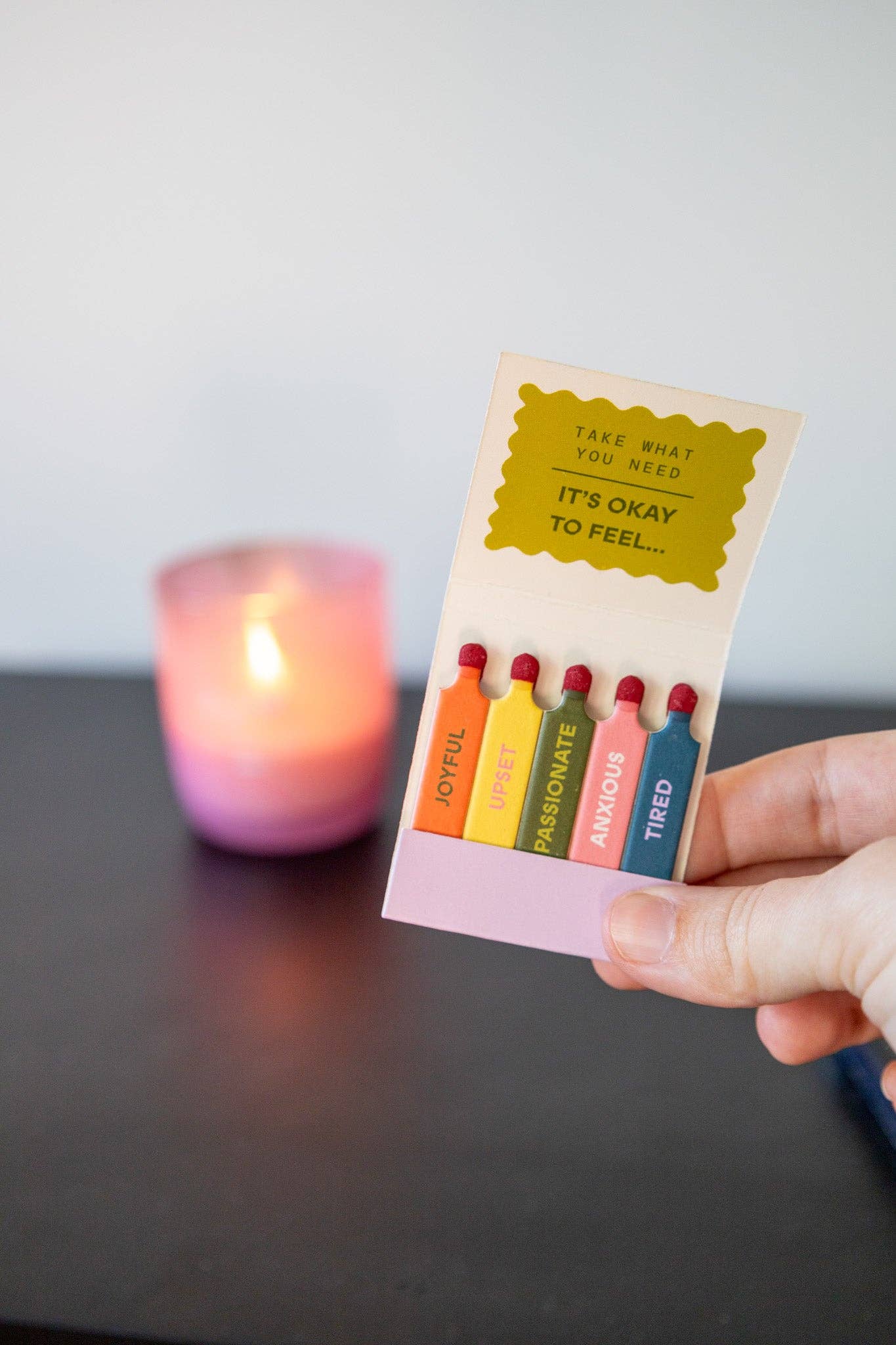 Lindy Stark Designs - Wholesale Matches - Feelings Affirmations Matchbook4