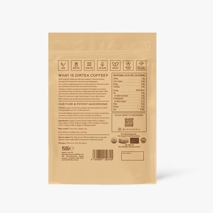 DIRTEA - Wholesale Ground Coffee - Coffee - Mushroom Superblend
