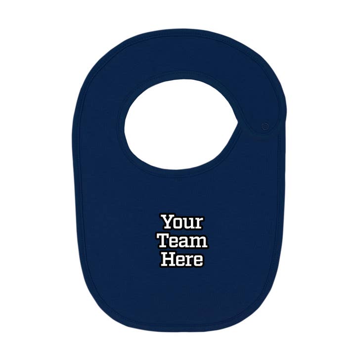 Collegiate Infant Solid Bib for wholesale by Creative Knitwear