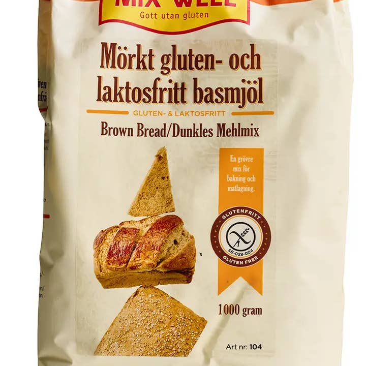 MixWell - Wholesale Bread Mix - 104 Dark Gluten & Lactose Free Base Flour