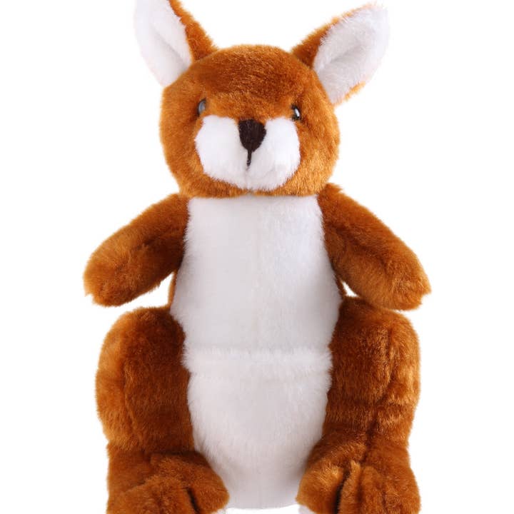 Plush Kangaroo Bean Bag animal 8" for wholesale by Plushland