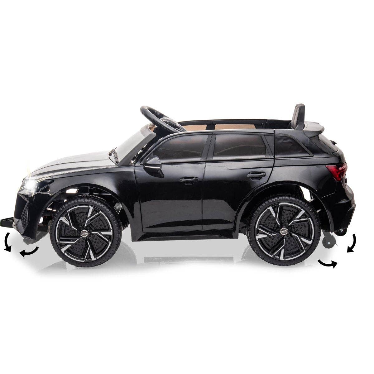 mhw24 - Wholesale Toy Car/Truck - Kids - Ride-on Audi RS 6 black 12 V 2.4 GHz8