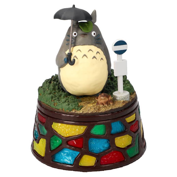 Collector's Outpost - Vente Boîtes décoratives - Studio Ghibli Ma Voisine Totoro Boîte à Bibelots Arrêt de Bus Figurine1