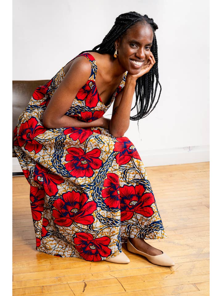 Amooti Store - Wholesale Dress - Women's - Long strap dress Jinja3