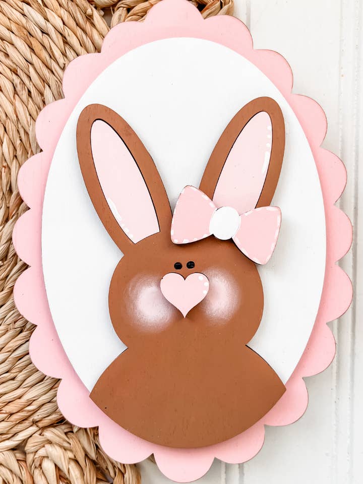 Bunny Frame DIY Paint Kit for wholesale by Country Roads Rustic Decor