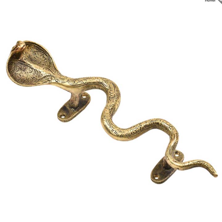 Spitfire Girl - Wholesale Knob/Pull - Cobra Snake Brass Handle