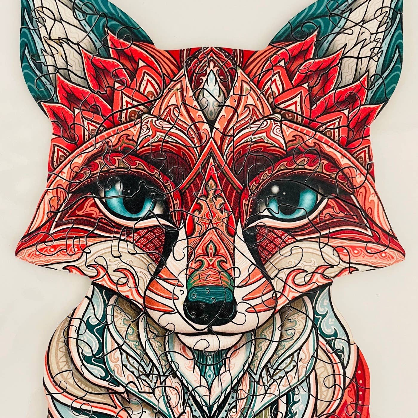 Lubiwood - Wholesale Puzzle - Adult - Cunning Fox Jigsaw A4 Premium Box1