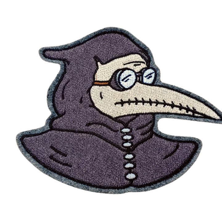 Toppa termoadesiva ricamata Plague Doctor per la vendita all'ingrosso da parte di Project Pinup