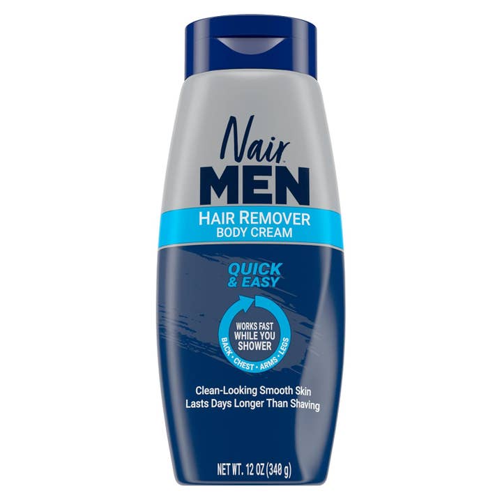 Nair Men Body Cream Hair Remover, 12 Oz for wholesale by Bam Deals