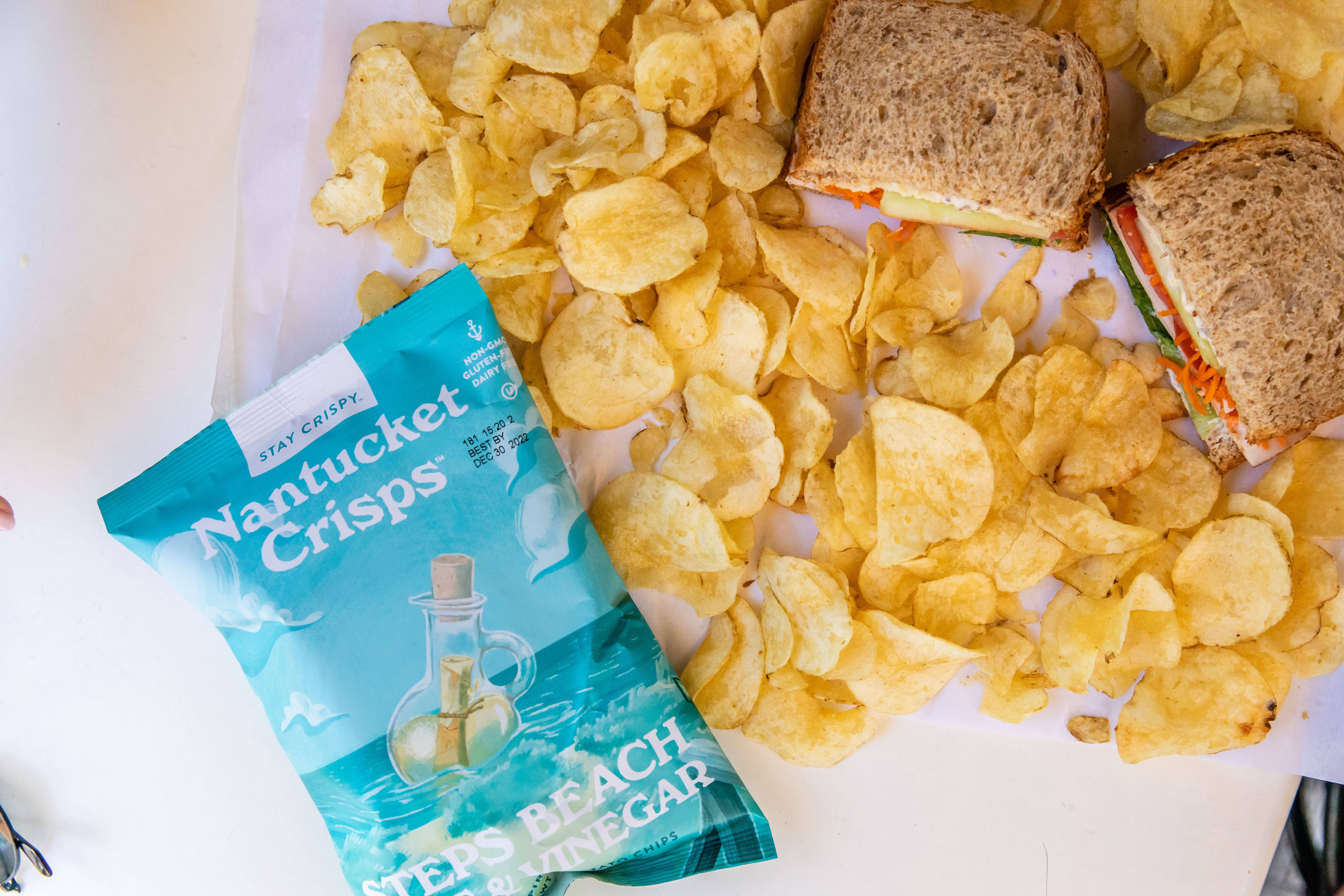 Nantucket Crisps - Wholesale Chips - Steps Beach Salt & Vinegar 2oz2