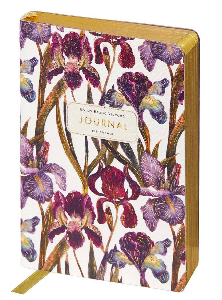 BV by Bruno Visconti - Wholesale Planner - A6 Vegan Leather  Daily Planner Planner - Irises1