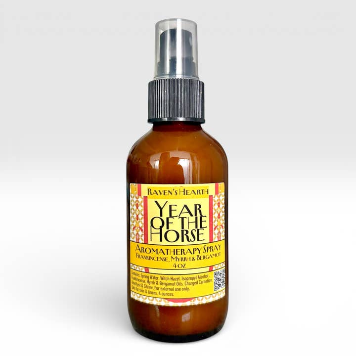 Year of the Horse Spray | Frankincense & Bergamot for wholesale by Raven’s Hearth