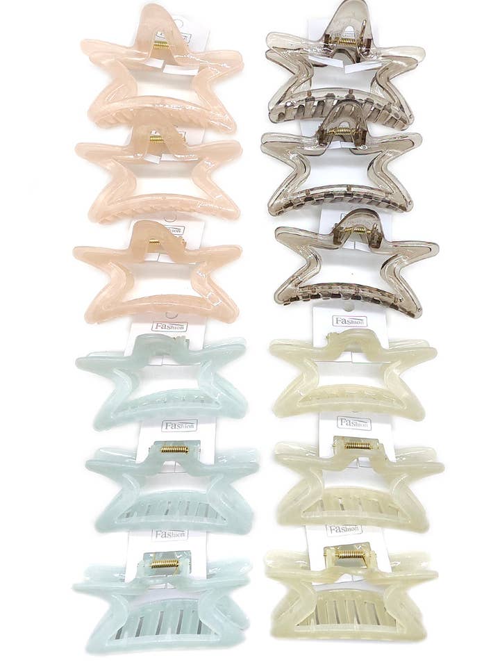 Sterontwerp Haar Klauw Clip voor wholesale door Lucylou Collection