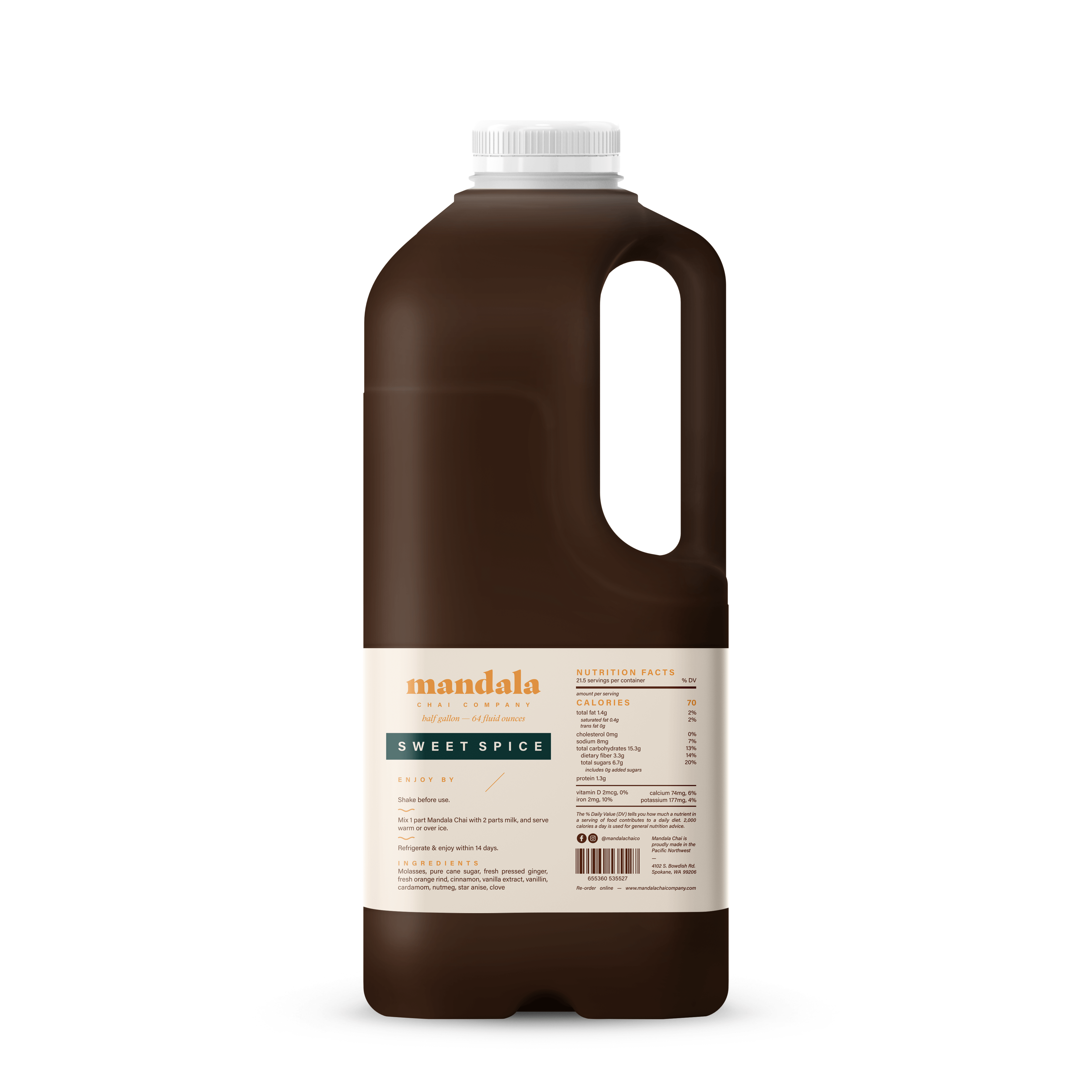 Mandala Chai Company - Wholesale Beverage Mix - Chai Concentrate - Barista0