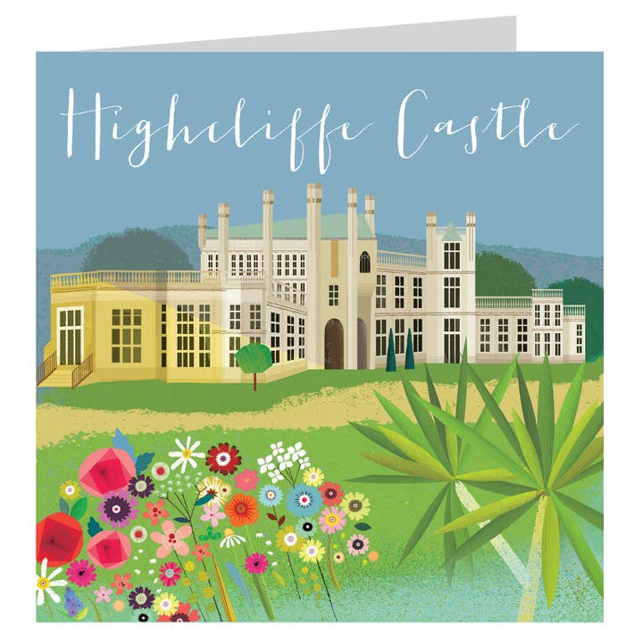 NT03 Highcliffe Castle Greetings Card for wholesale by Kali Stileman Publishing