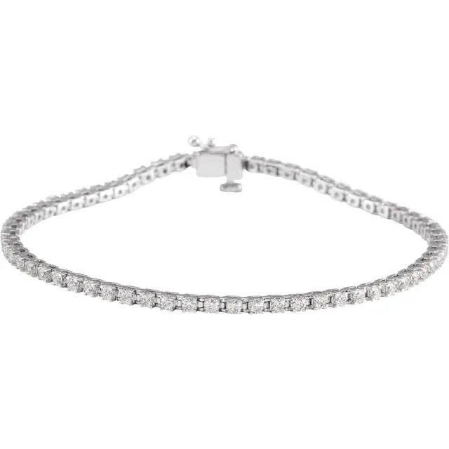 Bracciale Tennis 14k Love All 2CTW per la vendita all'ingrosso da parte di Also, Freedom