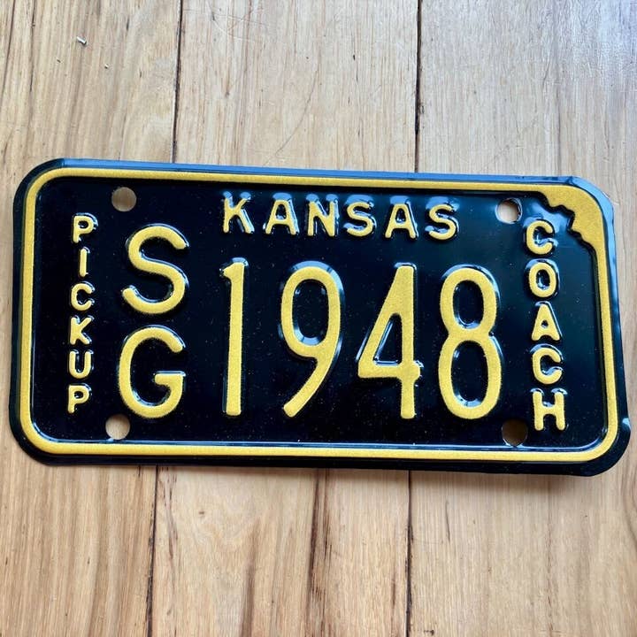1968 Kansas Pickup Coach Kentekenplaat voor wholesale door RusticPlates