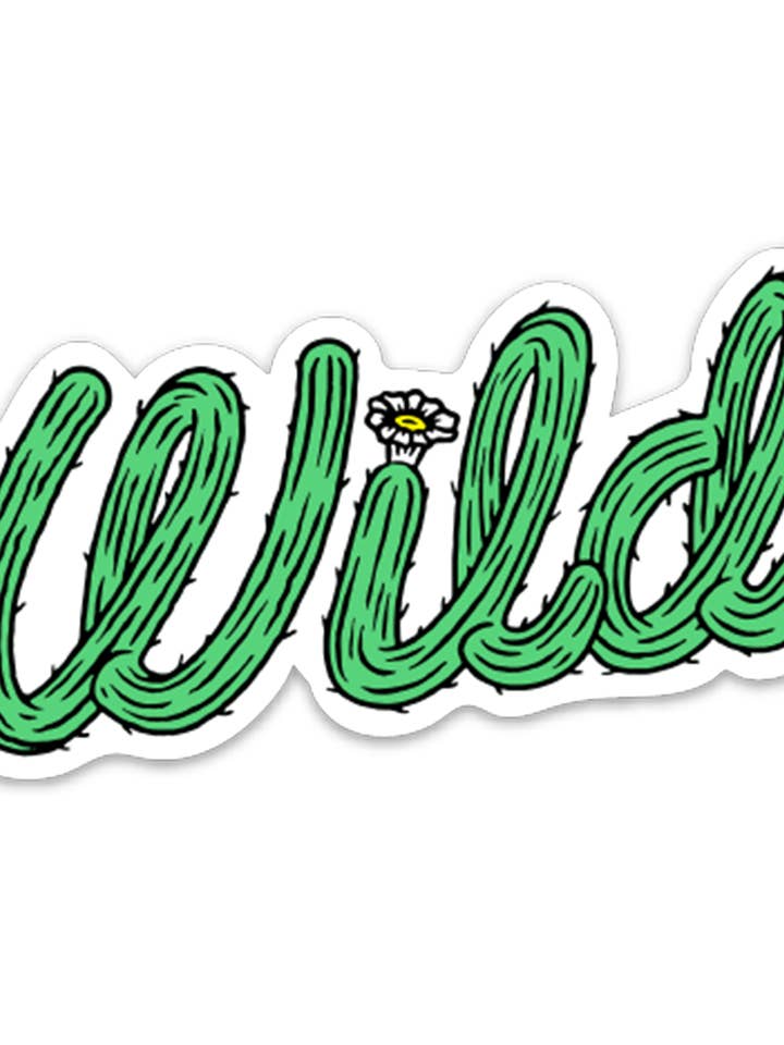 Cactus Wild Sticker for wholesale by Keep Nature Wild