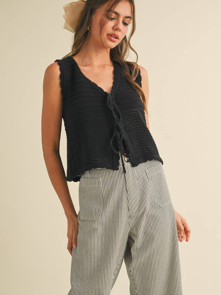 &MERCI – wholesale Tröjväst – Dam – TIE FRONT TRÖJVÄST MSW1087216