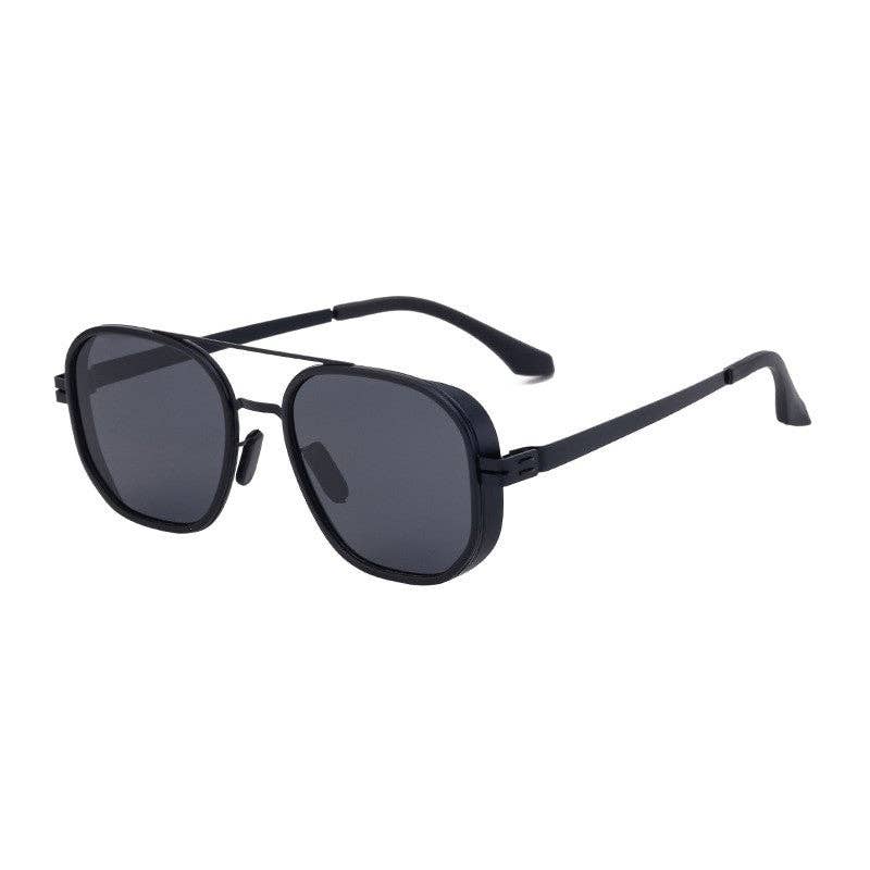 Mirazshoes WholeSale - Wholesale Sunglasses - Men's - Men's Fashion Polarized Round Frame Sunglasses0