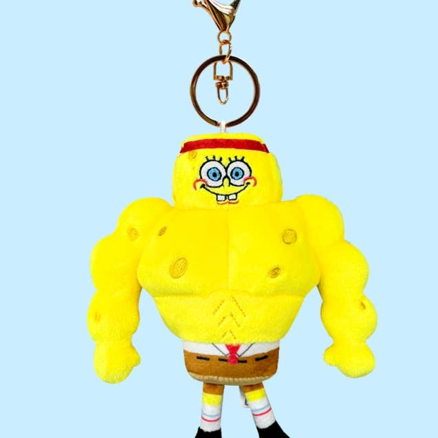 K_Wonderland - Wholesale Keychain - Unisex - SpongeBob & Patrick Plush Keychain Bag Charms Collection
