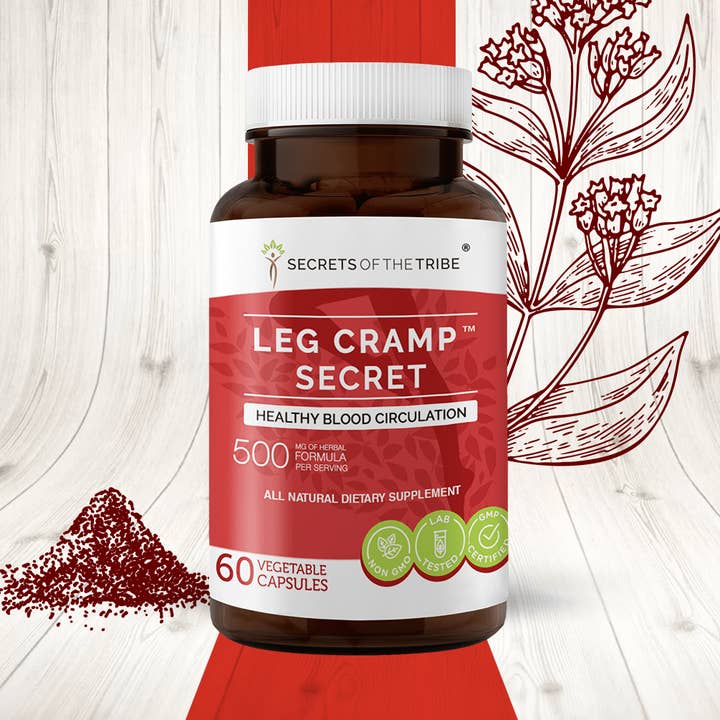 Leg Cramp Secret Capsules. Healthy Blood Circulation for wholesale by Secrets Of The Tribe