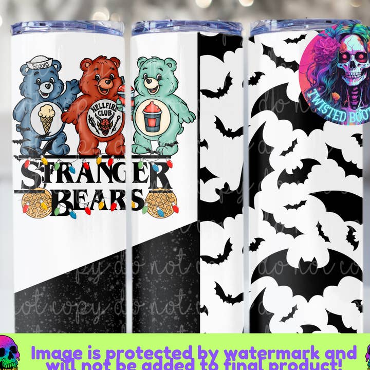 Étrangers Ours Gobelet pour la vente par Twisted Bootique