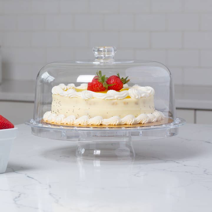 Better Houseware Corp. - Wholesale Cake Stand - Convertible 3-Piece Cake Cover Set1