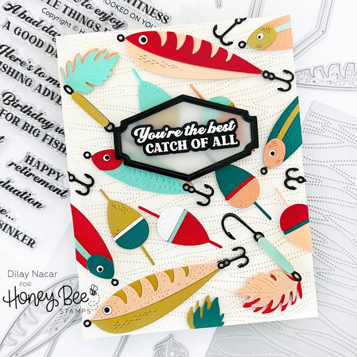 Honey Bee Stamps - Wholesale Craft supplies - Lovely Layers: Lures - Honey Cuts - Stand-Alone Dies1