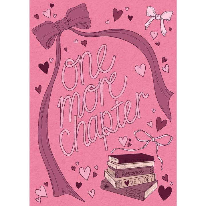 Nog Eén Hoofdstuk Romantisch Boek Mini Giclée Kunstdruk voor wholesale door Brittany Bouyer